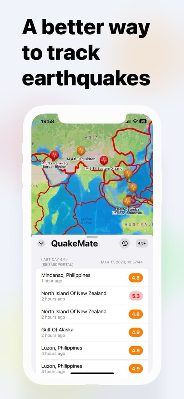 QuakeMate App Screenshot