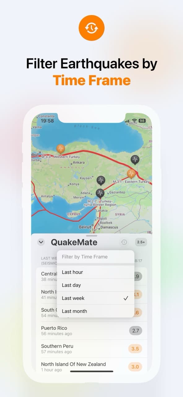 QuakeMate App Screenshot